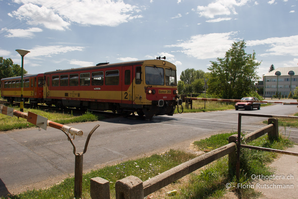29.07.2007 Ungarische Regionalbahn in Hajdúnánás. Ungarn