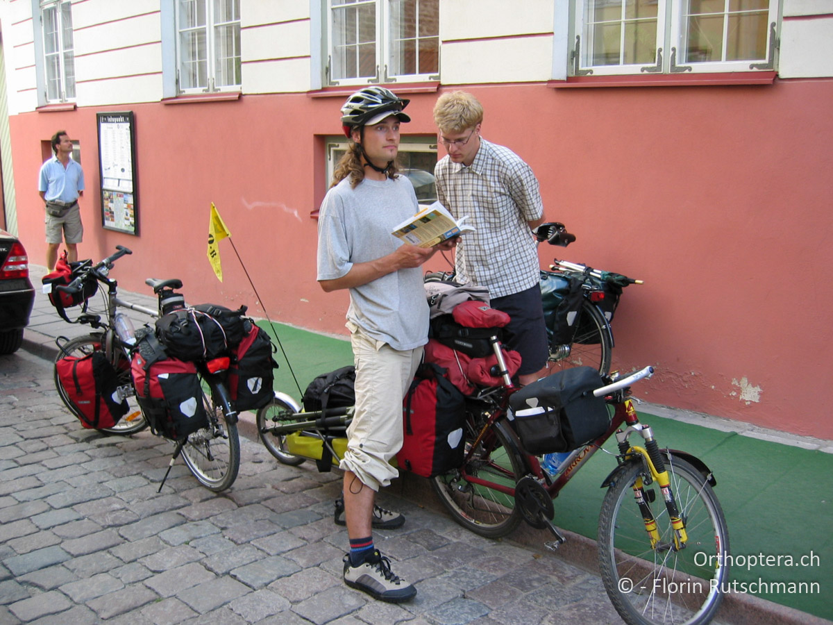 09.08.2004 Erste Orientierungsschwierigkeiten in Tallinn. Estland