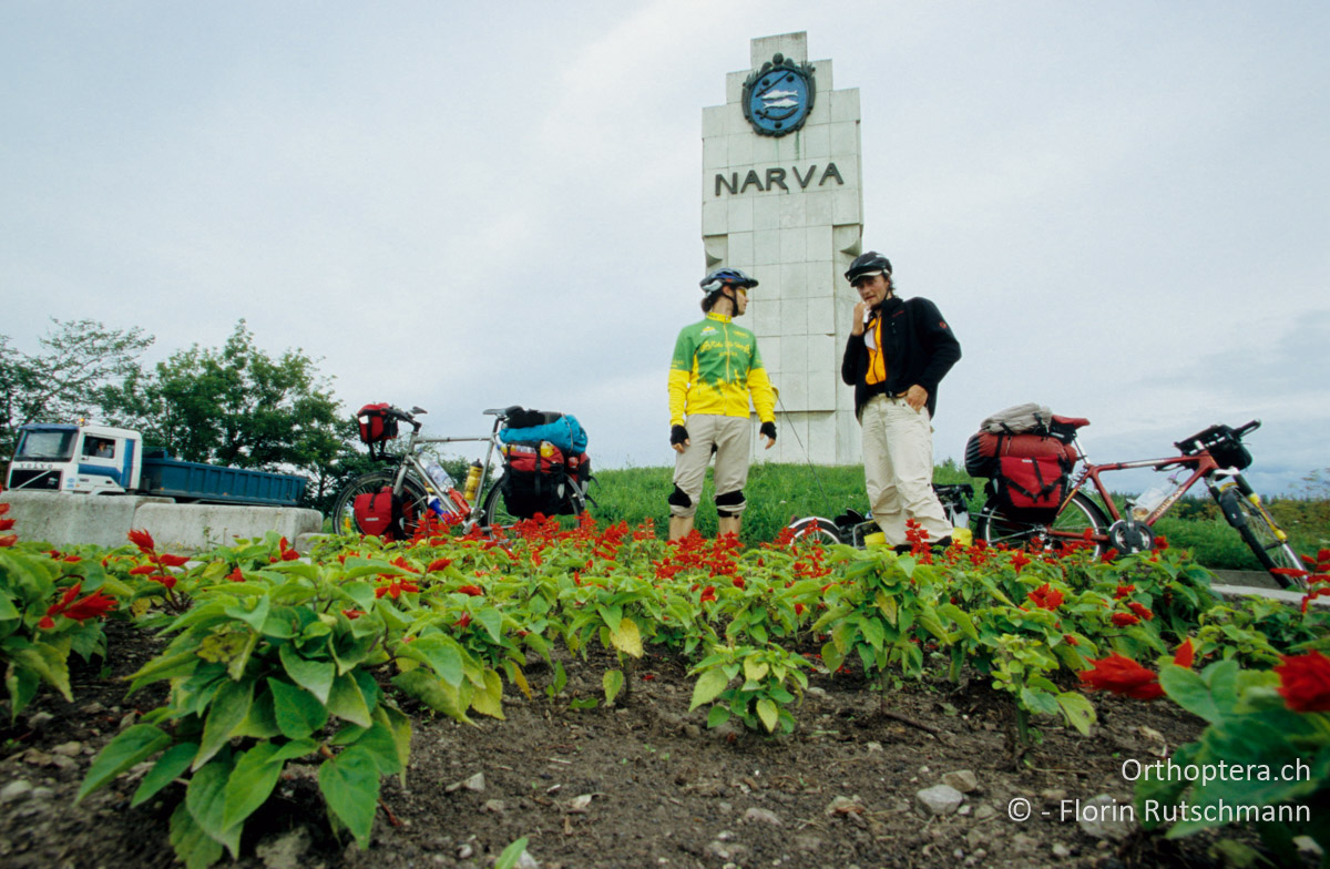 13.08.2004 Ankunft in Narva, der östlichsten Stadt Estlands. Estland