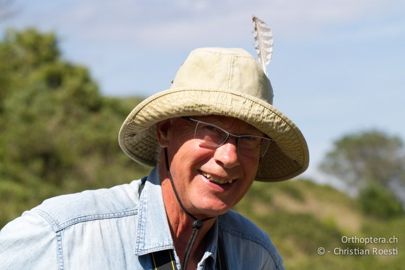 Jean Jacques gefällt's, der Gewürztraminer vom Vorabend wirkt wohl noch nach? - FR, Plateau d'Aumelas, 11.07.2104