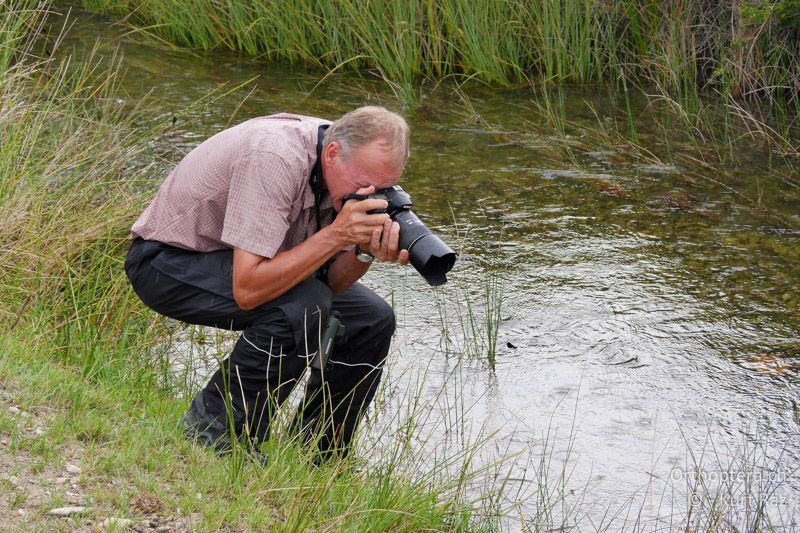 Urs bei der Arbeit - FR, Canal de Vergière, 07.07.2014