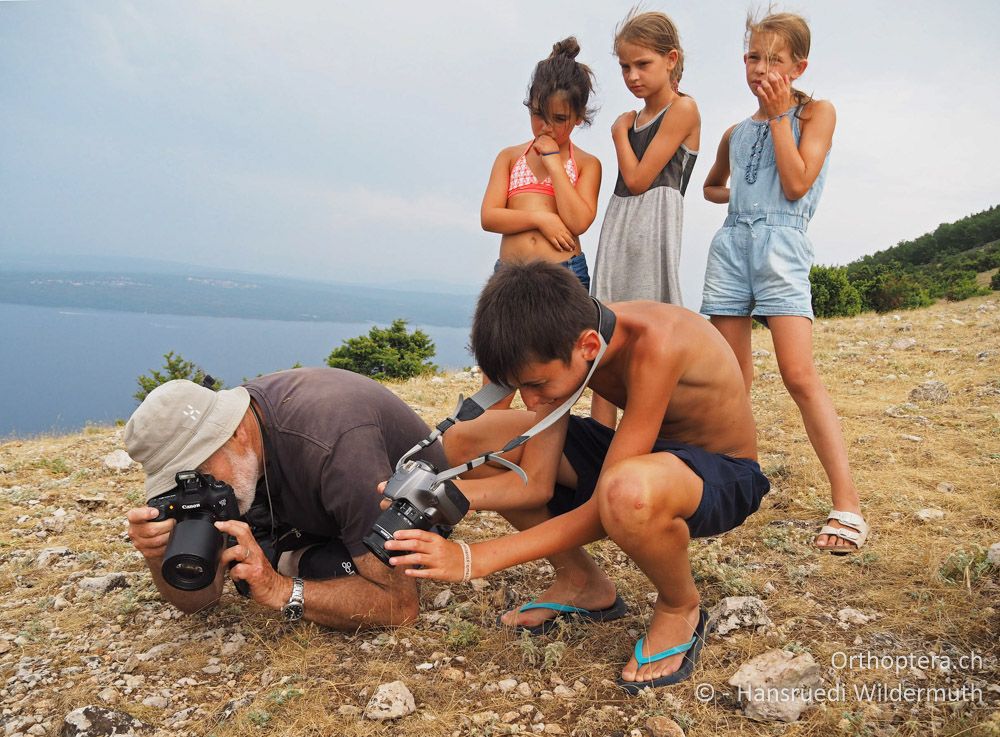 Dieter hat jugendliche Zuschauer und Nachahmer - HR, Cres, Predošćica, 23.07.2015