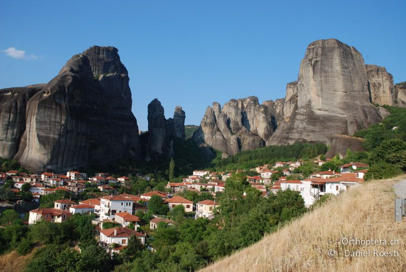 Das Dorf Kastraki in den Felsen von Meteora - GR, Thessalien, Kastraki, 12.07.2013