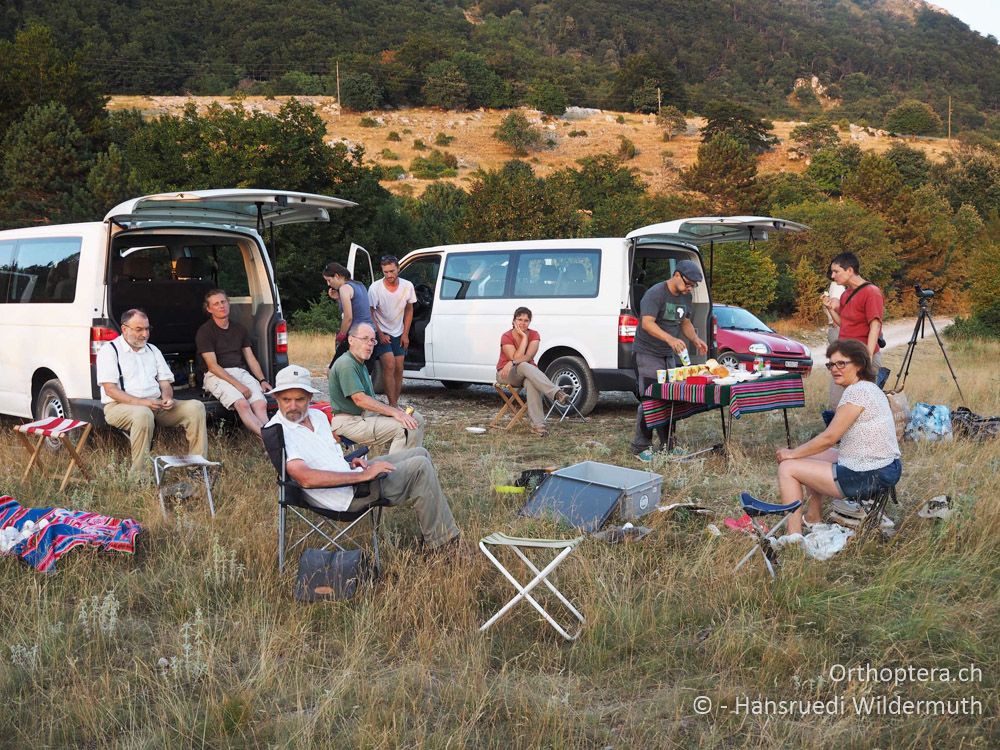 Verdientes Abendessen nach strengem Tag - HR, Istrien, Vela Učka, 20.07.2015