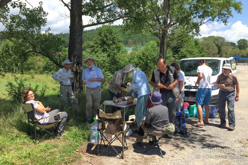 Mittagsrast vor Sofia - BG, Sofia, Gorna Malina, 11.07.2018