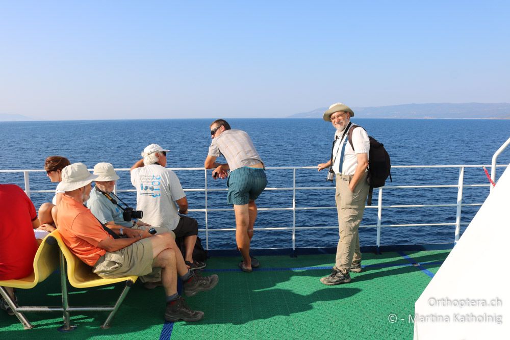 Auf der Fähre nach Cres - HR, Istrien, Brestova, 23.07.2015