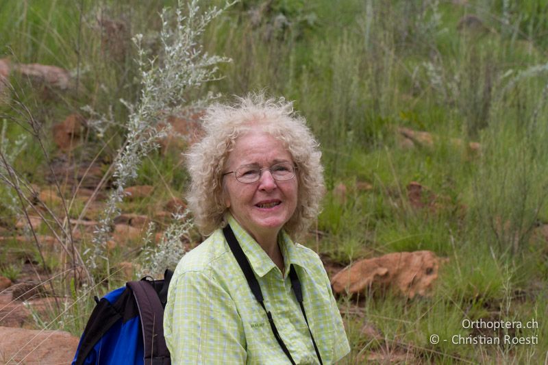 Elisabeth - SA, Mpumalanga, Matibidi, Seitenbach vom Blyde River, 10.01.2015