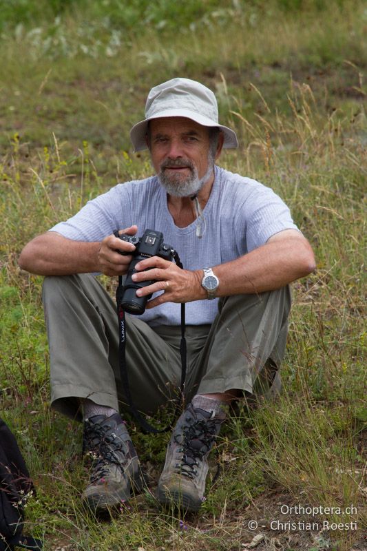 Felix scheint zufrieden mit der Ausbeute - GR, Westmakedonien, Mt. Vernon, 10.07.2013