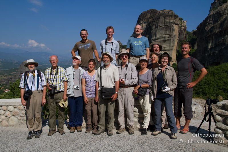 Reisegruppe in Meteora - GR, Thessalien, Meteora, 13.07.2013