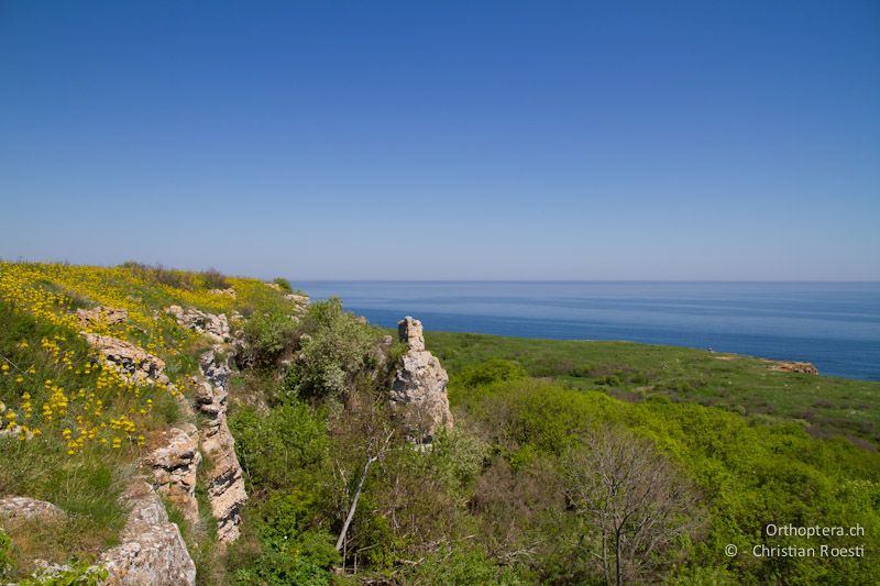 Die archäologische Stätte um Yailite ist landschaftlich wunderschön. Yailite, Kamen Bryag, 30.04.2012