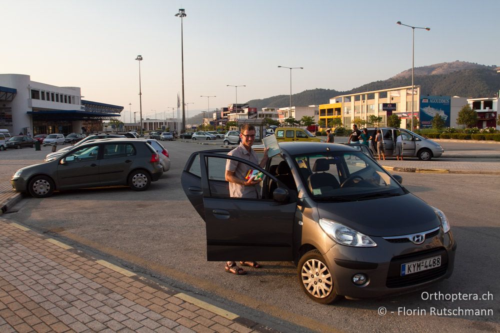 Ankunft in Igoumenitsa und Übernahme des Mietautos - Igoumenitsa, 10.07.2011