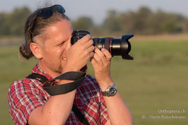 Marc beim Fotografieren - GR, Zentralmakedonien, Kerkini, 08.07.2017