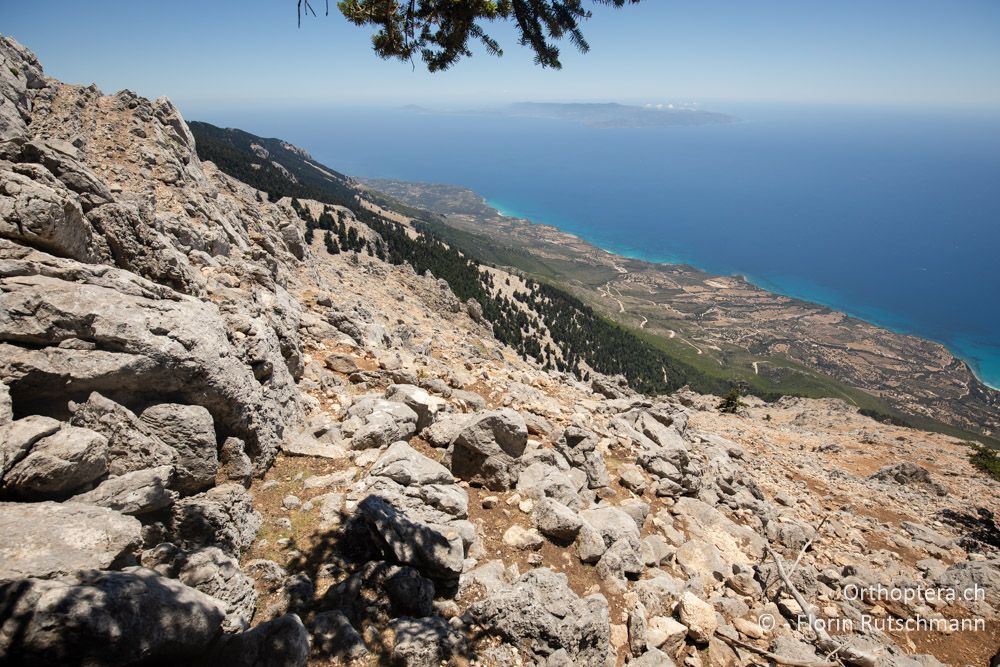 Sicht vom Mt. Enos nach Zakynthos - GR, Ionische Inseln, Kefalonia, 15.06.2024