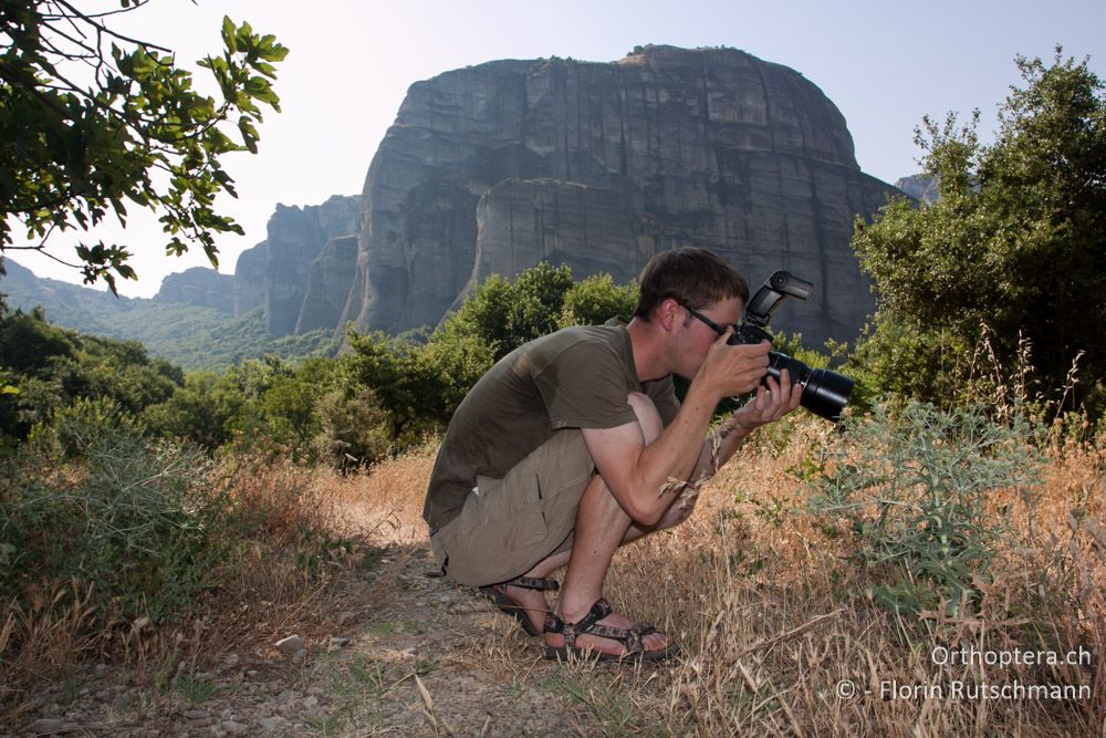 Bereits morgens um 9.00 Uhr brennt die Sonne auf den Pelz - Meteora, 15.07.2011